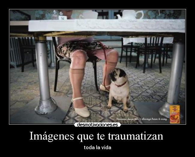 Imágenes que te traumatizan  - toda la vida