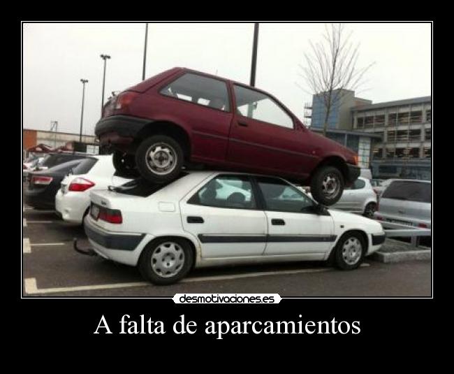 A falta de aparcamientos - 