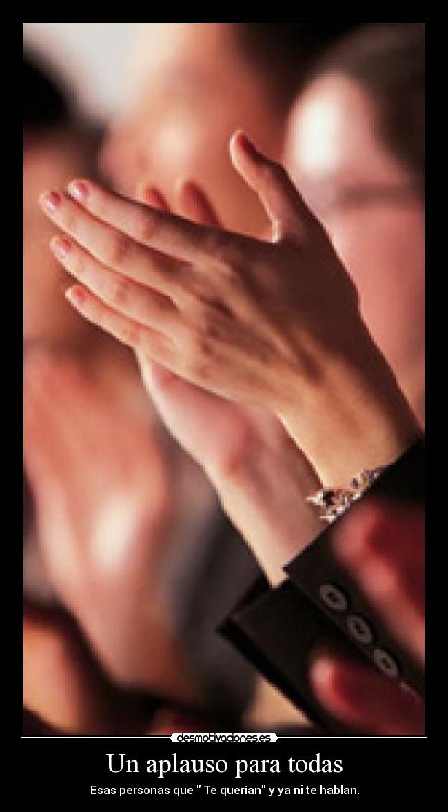 Un aplauso para todas -
