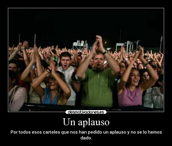 Un aplauso - 