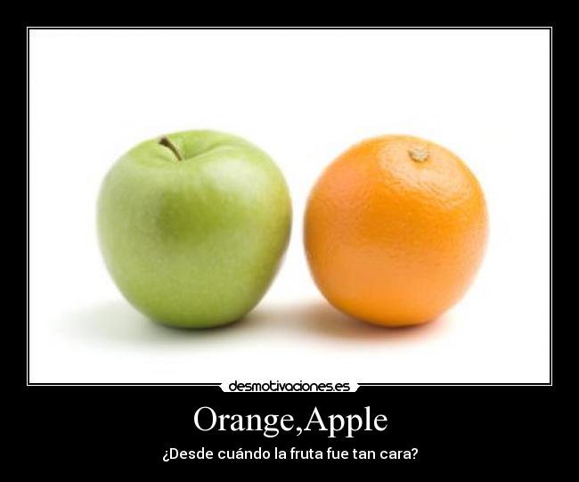 Orange,Apple - 