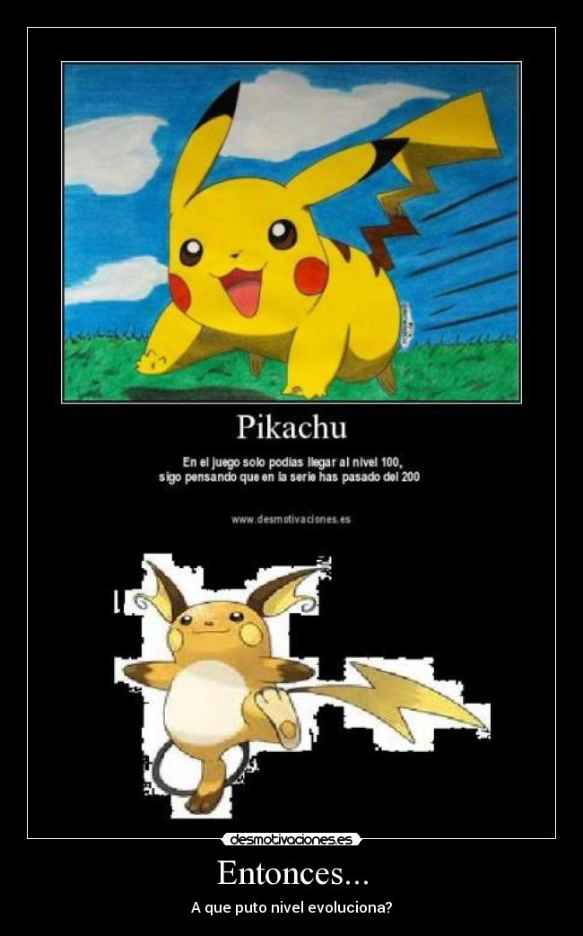 carteles pickachu desmotivaciones