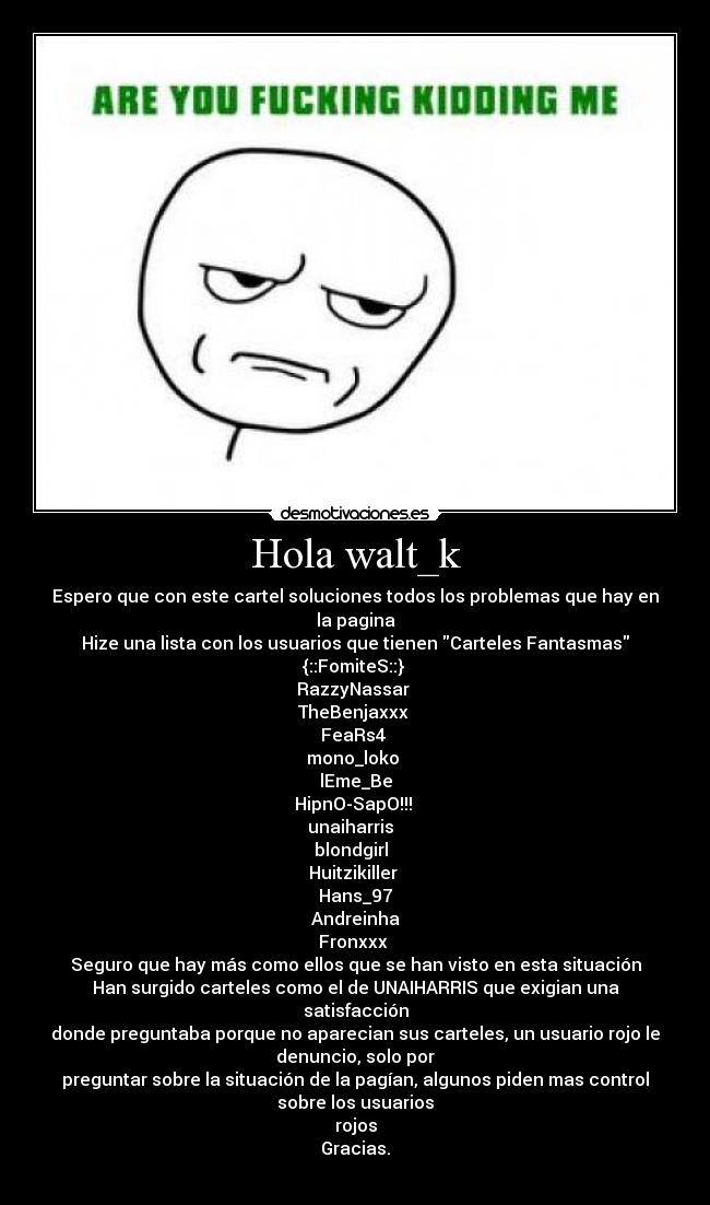 Hola walt_k - 