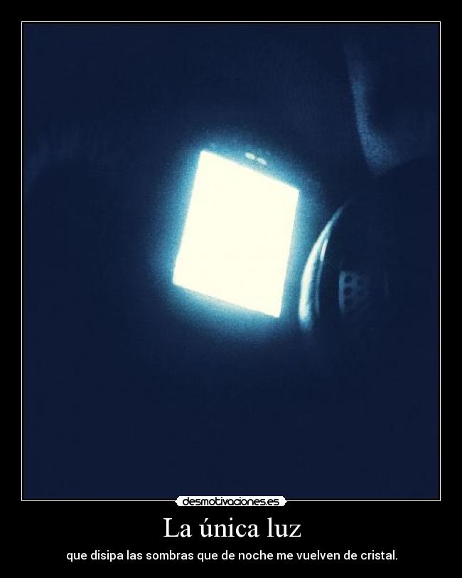 La única luz -