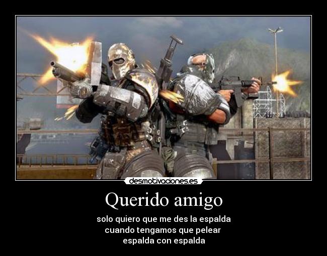 carteles amigo espalda peleear desmotivaciones