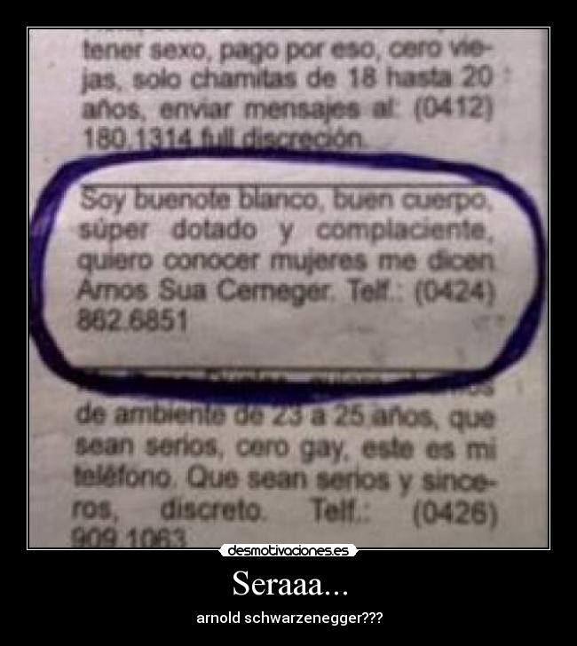 Seraaa... - arnold schwarzenegger???