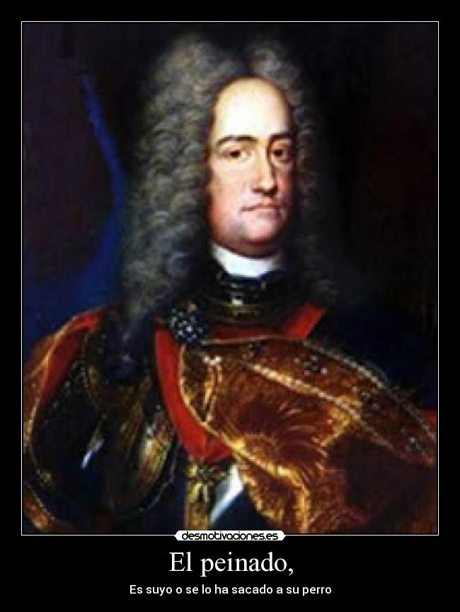 El peinado, - Es suyo o se lo ha sacado a su perro