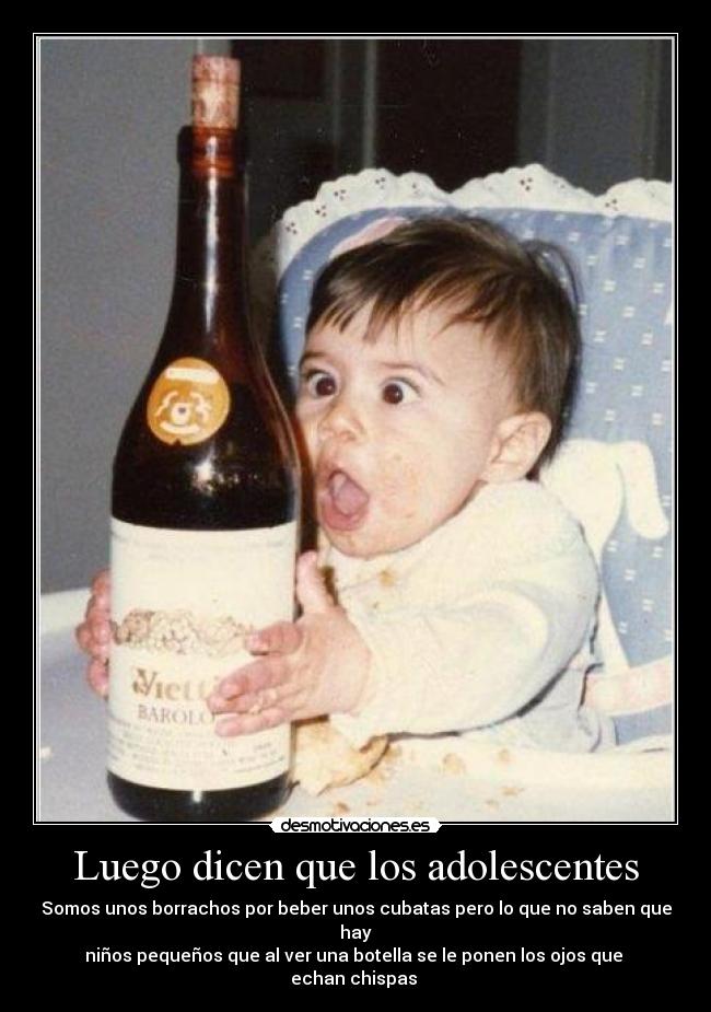 Luego dicen que los adolescentes -