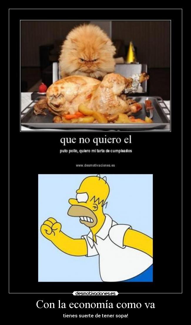 Con la economía como va -
