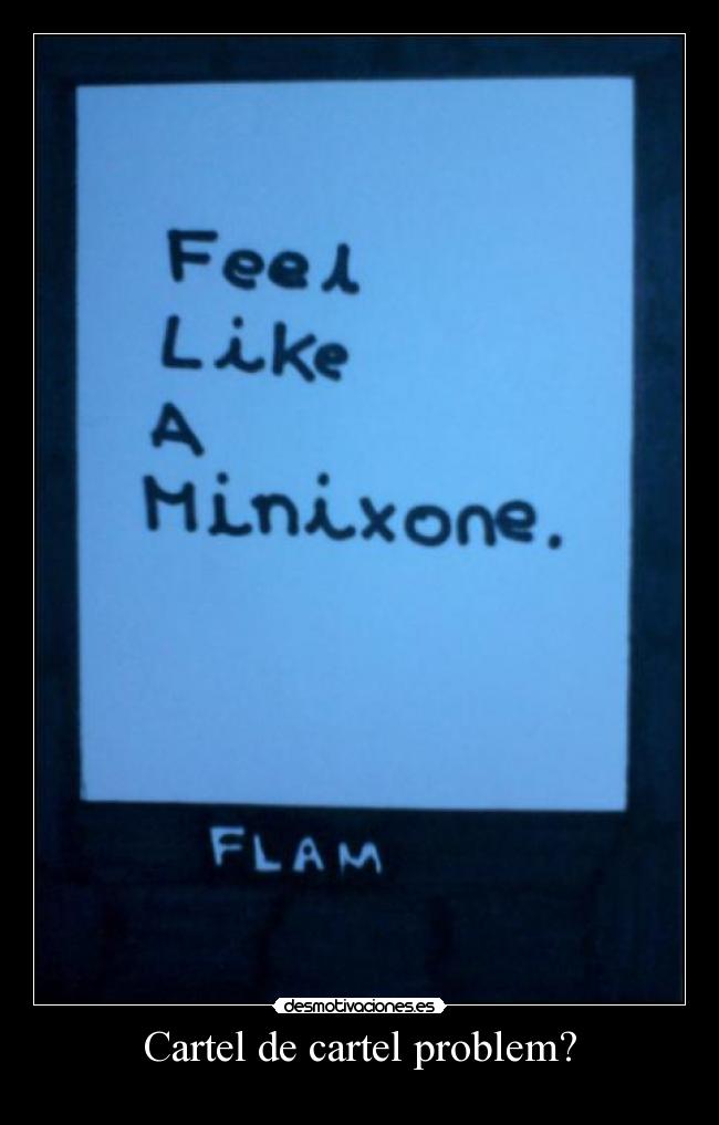 Cartel de cartel problem? -  