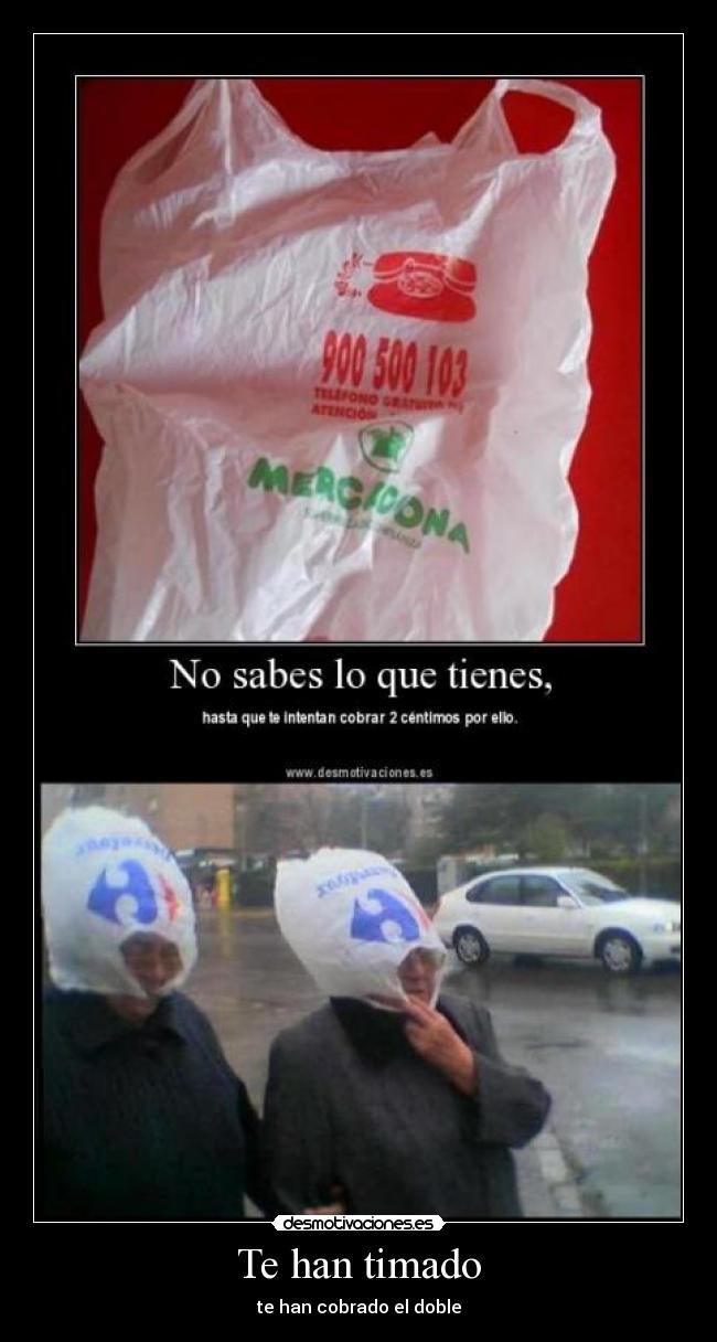 Te han timado - te han cobrado el doble