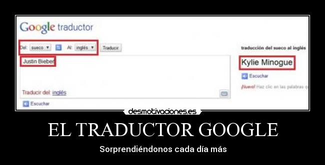 EL TRADUCTOR GOOGLE - 