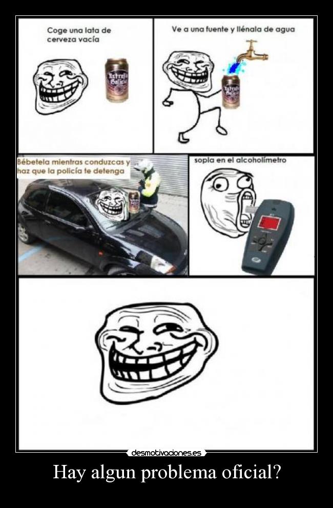 Hay algun problema oficial? -
