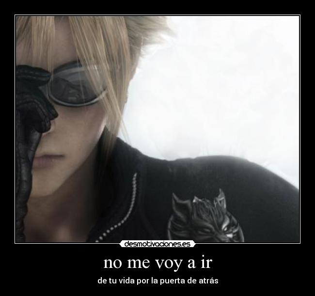 no me voy a ir -