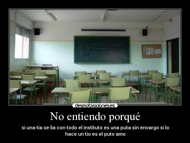 No entiendo porqué - 