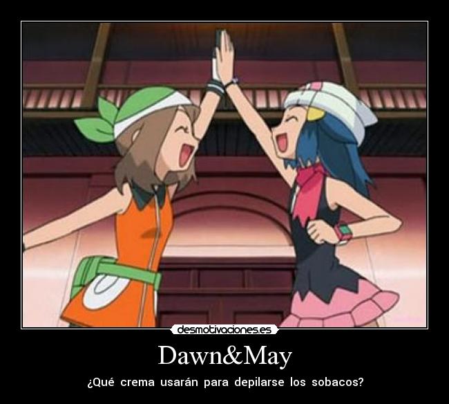 Dawn&May - ¿Qué crema usarán para depilarse los sobacos?