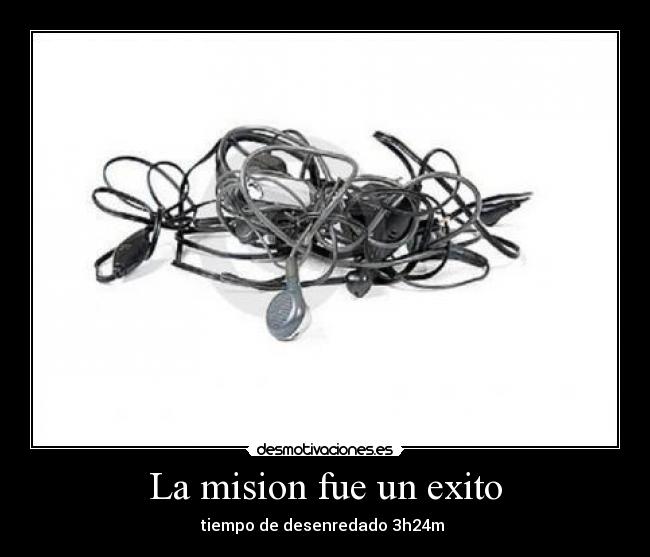 La mision fue un exito - 