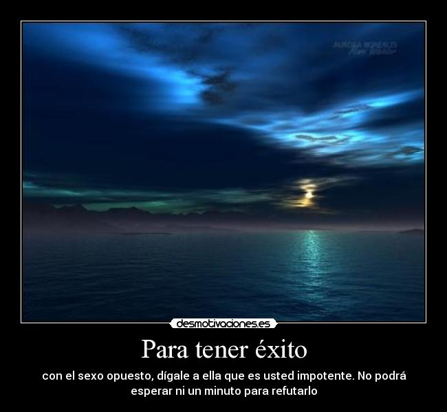 Para tener éxito - 
