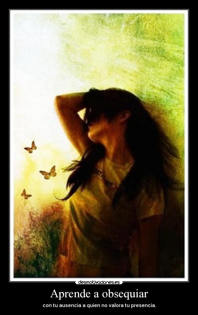 Aprende a obsequiar -