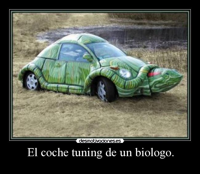 El coche tuning de un biologo. - 