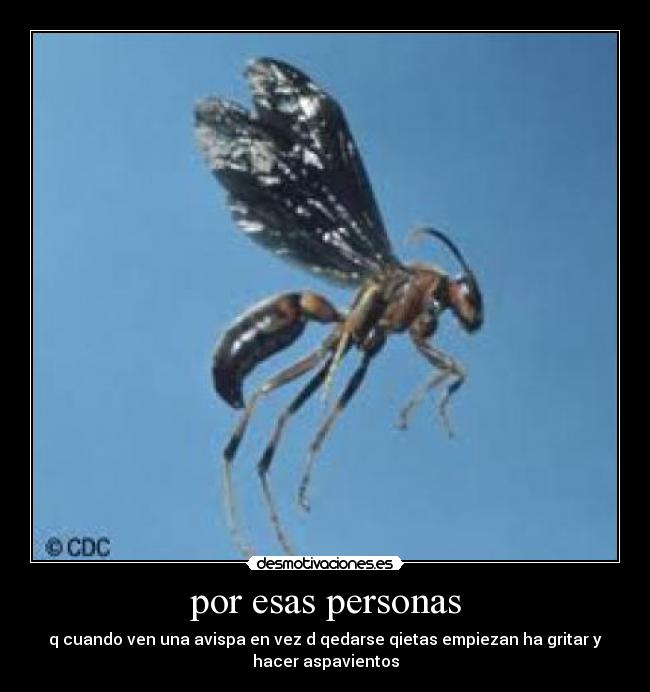por esas personas - 