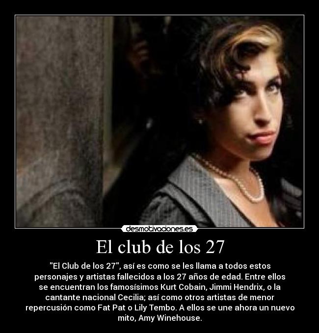 El club de los 27 -