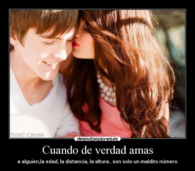 Cuando de verdad amas -