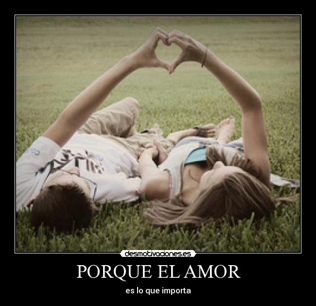 PORQUE EL AMOR - 
