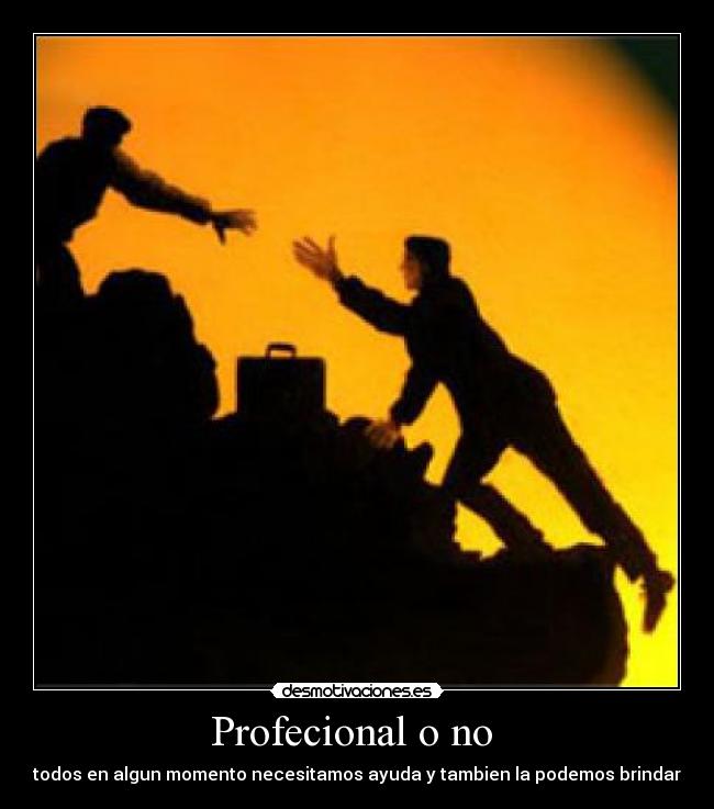 Profecional o no -