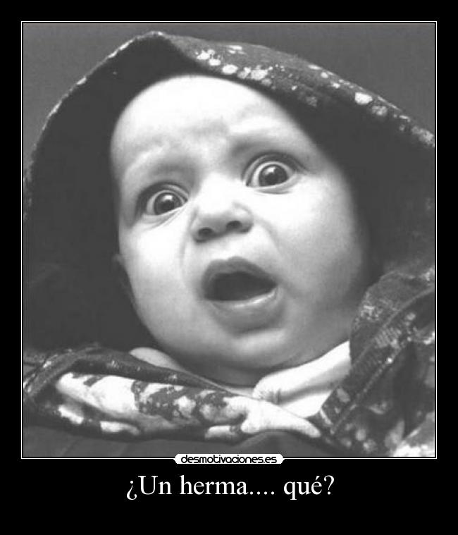 ¿Un herma.... qué? - 