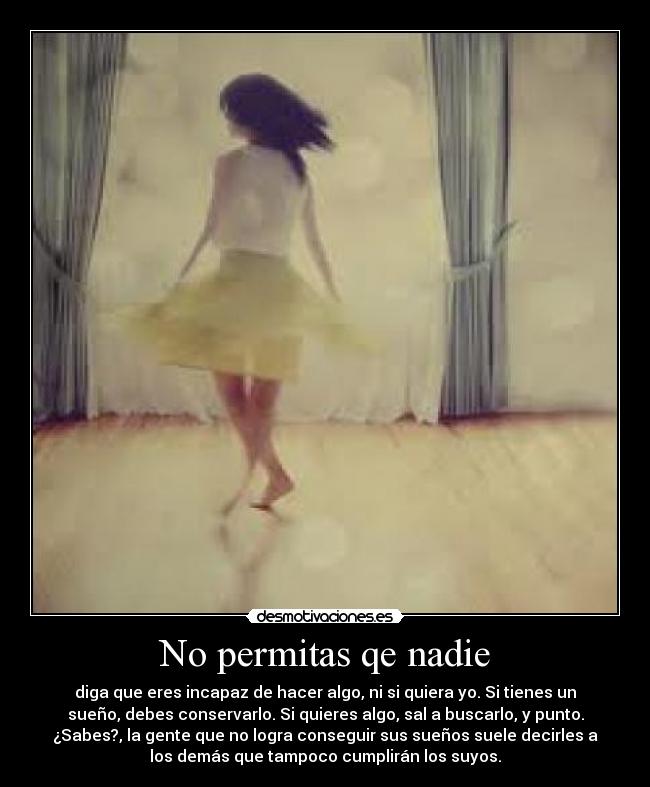 No permitas qe nadie - 