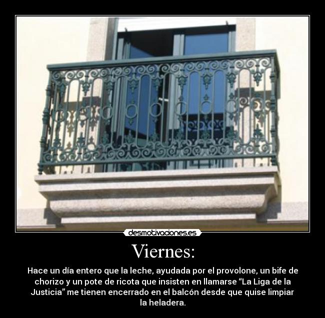 Viernes: - 