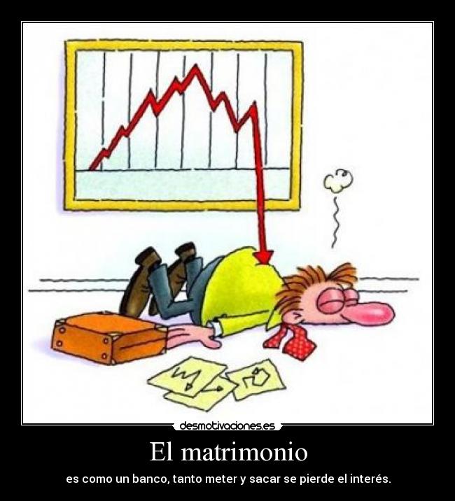 carteles matrimoniobancos desmotivaciones