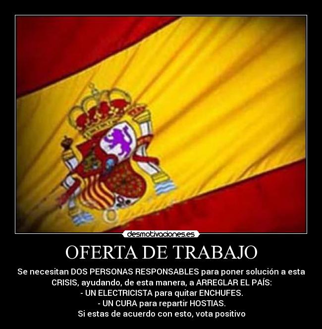 OFERTA DE TRABAJO - 