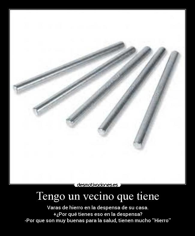 carteles varas hierro desmotivaciones