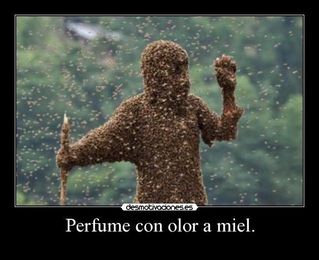 Perfume con olor a miel. -