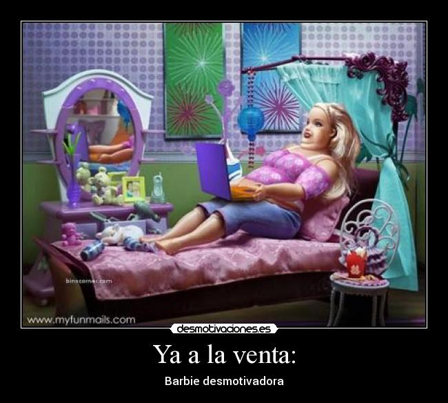 Ya a la venta: - Barbie desmotivadora