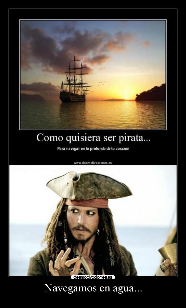 Navegamos en agua... -
