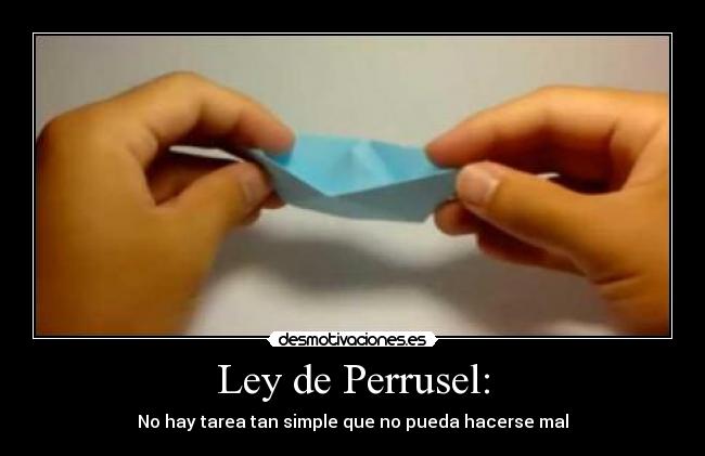 Ley de Perrusel: -