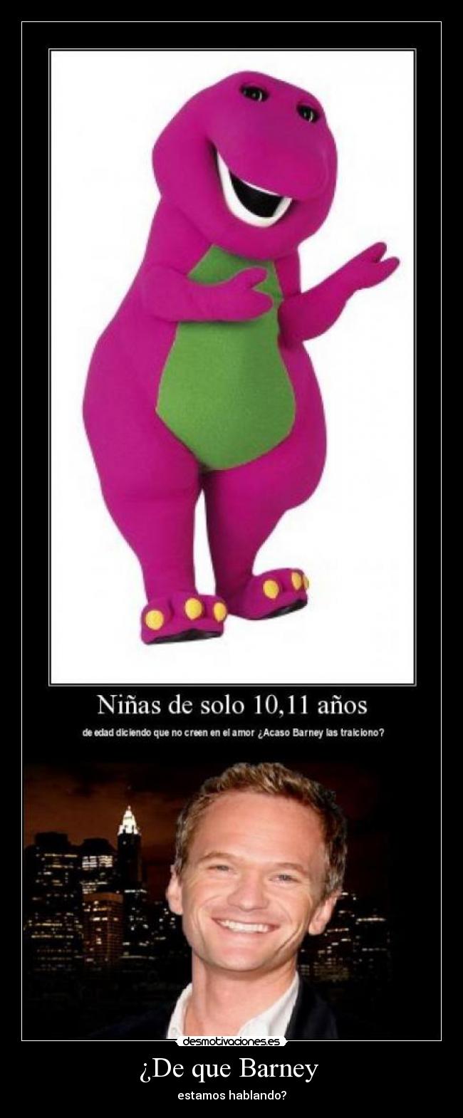 ¿De que Barney -