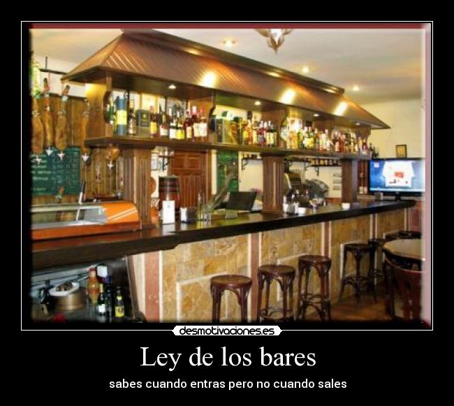Ley de los bares -