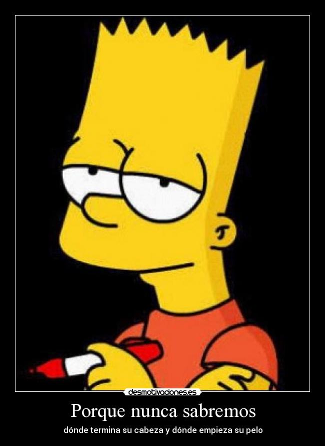 carteles bart simpsons desmotivaciones
