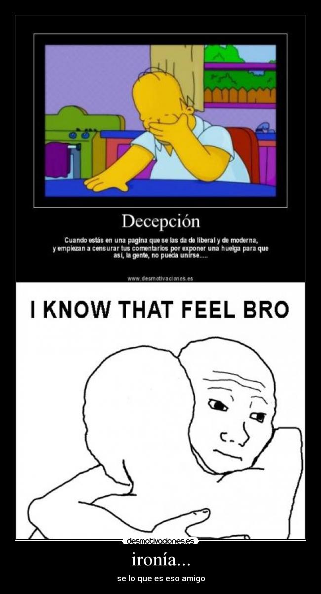 ironía... -