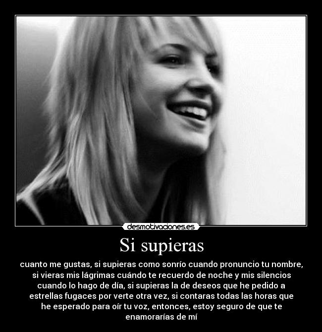 Si supieras -