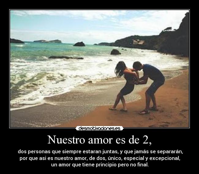 Nuestro amor es de 2, - 