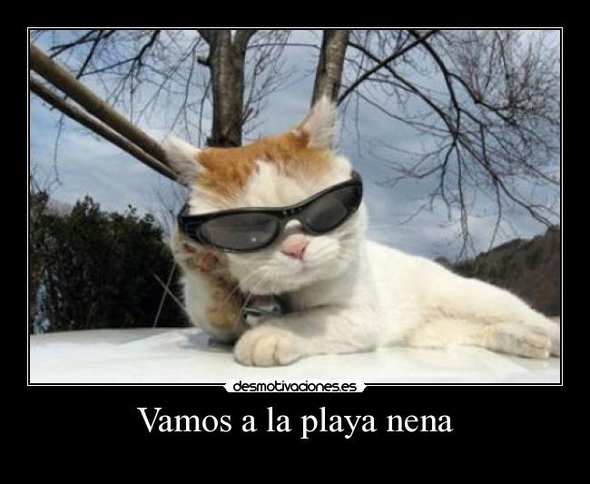 Vamos a la playa nena -