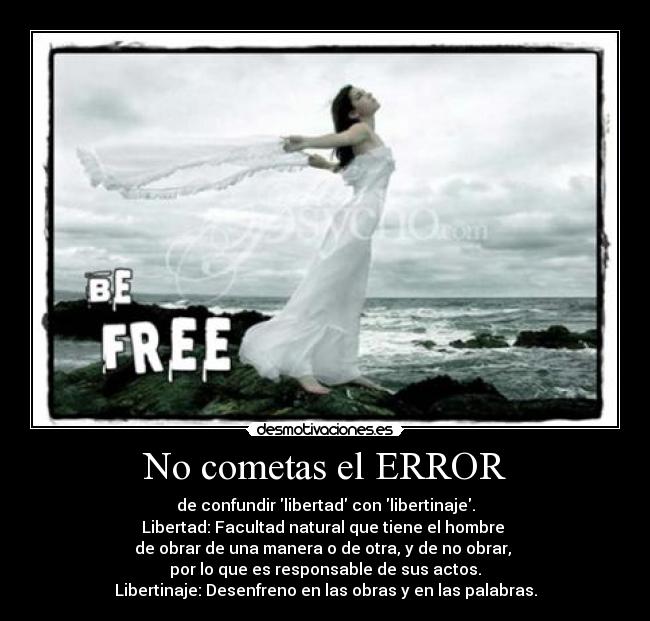 carteles libertad desmotivaciones