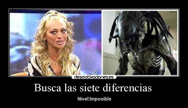 Busca las siete diferencias -