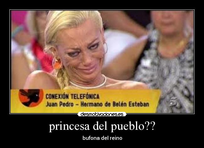 princesa del pueblo?? -