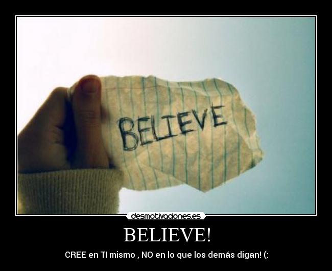 BELIEVE! -